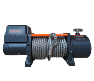 Winchtech 9000KG PRO 7PK elektrische lier 12v met staalkabel