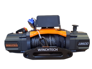 Winchtech PRO 6100KG 7.0PK elektrische lier 12v met touw